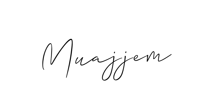 Muajjem stylish signature style. Best Handwritten Sign (Allison_Script) for my name. Handwritten Signature Collection Ideas for my name Muajjem. Muajjem signature style 2 images and pictures png