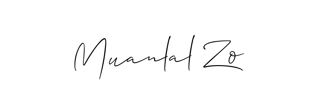 Here are the top 10 professional signature styles for the name Muanlal Zo. These are the best autograph styles you can use for your name. Muanlal Zo signature style 2 images and pictures png