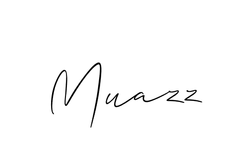 It looks lik you need a new signature style for name Muazz. Design unique handwritten (Allison_Script) signature with our free signature maker in just a few clicks. Muazz signature style 2 images and pictures png