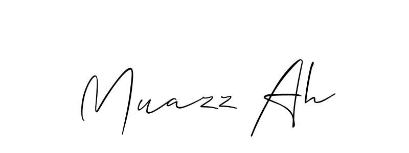 Make a short Muazz Ah signature style. Manage your documents anywhere anytime using Allison_Script. Create and add eSignatures, submit forms, share and send files easily. Muazz Ah signature style 2 images and pictures png