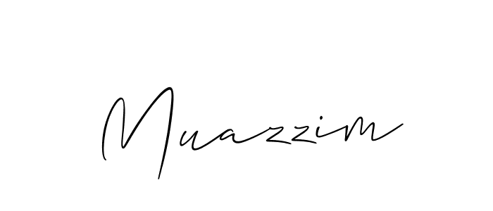 Make a short Muazzim signature style. Manage your documents anywhere anytime using Allison_Script. Create and add eSignatures, submit forms, share and send files easily. Muazzim signature style 2 images and pictures png