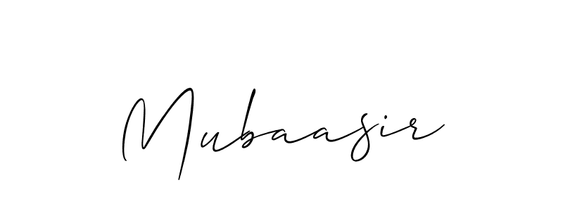 Make a beautiful signature design for name Mubaasir. Use this online signature maker to create a handwritten signature for free. Mubaasir signature style 2 images and pictures png