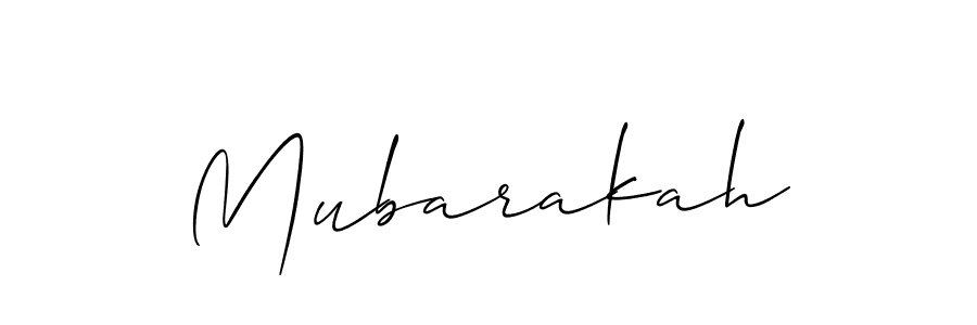 if you are searching for the best signature style for your name Mubarakah. so please give up your signature search. here we have designed multiple signature styles  using Allison_Script. Mubarakah signature style 2 images and pictures png