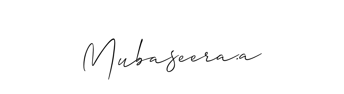 Here are the top 10 professional signature styles for the name Mubaseera.a. These are the best autograph styles you can use for your name. Mubaseera.a signature style 2 images and pictures png