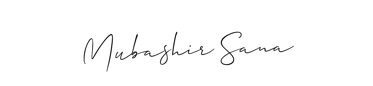 Once you've used our free online signature maker to create your best signature Allison_Script style, it's time to enjoy all of the benefits that Mubashir Sana name signing documents. Mubashir Sana signature style 2 images and pictures png