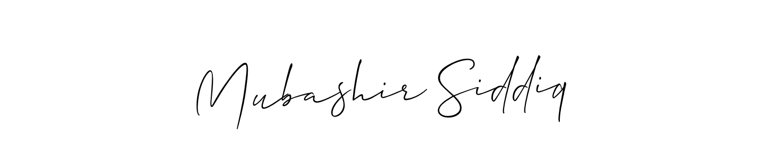 Once you've used our free online signature maker to create your best signature Allison_Script style, it's time to enjoy all of the benefits that Mubashir Siddiq name signing documents. Mubashir Siddiq signature style 2 images and pictures png