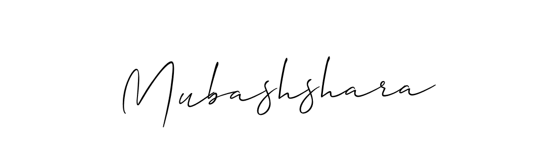 Make a short Mubashshara signature style. Manage your documents anywhere anytime using Allison_Script. Create and add eSignatures, submit forms, share and send files easily. Mubashshara signature style 2 images and pictures png
