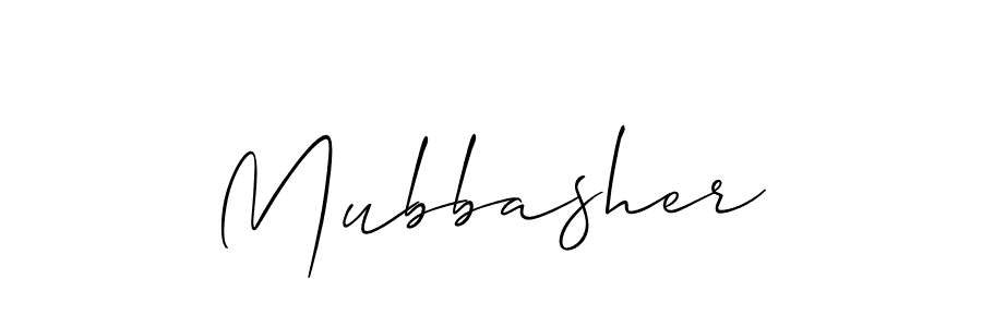 Allison_Script is a professional signature style that is perfect for those who want to add a touch of class to their signature. It is also a great choice for those who want to make their signature more unique. Get Mubbasher name to fancy signature for free. Mubbasher signature style 2 images and pictures png