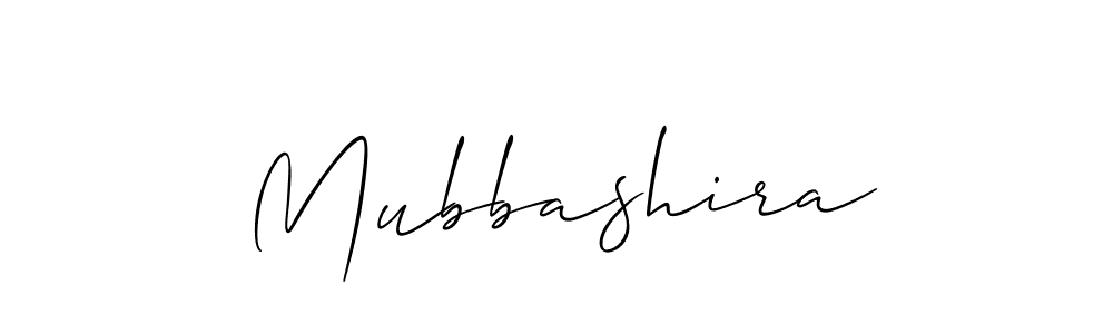 You should practise on your own different ways (Allison_Script) to write your name (Mubbashira) in signature. don't let someone else do it for you. Mubbashira signature style 2 images and pictures png