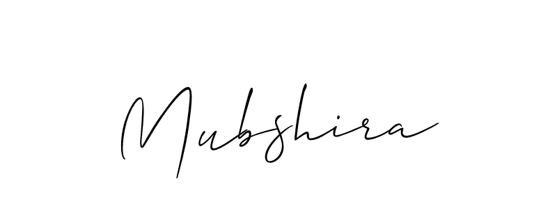 You should practise on your own different ways (Allison_Script) to write your name (Mubshira) in signature. don't let someone else do it for you. Mubshira signature style 2 images and pictures png