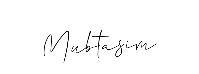 You should practise on your own different ways (Allison_Script) to write your name (Mubtasim) in signature. don't let someone else do it for you. Mubtasim signature style 2 images and pictures png