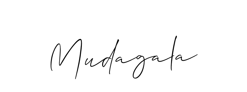 Make a short Mudagala signature style. Manage your documents anywhere anytime using Allison_Script. Create and add eSignatures, submit forms, share and send files easily. Mudagala signature style 2 images and pictures png