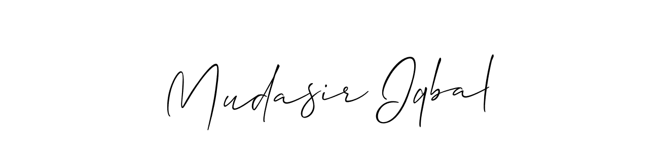 Similarly Allison_Script is the best handwritten signature design. Signature creator online .You can use it as an online autograph creator for name Mudasir Iqbal. Mudasir Iqbal signature style 2 images and pictures png