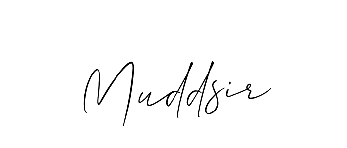 Make a beautiful signature design for name Muddsir. Use this online signature maker to create a handwritten signature for free. Muddsir signature style 2 images and pictures png