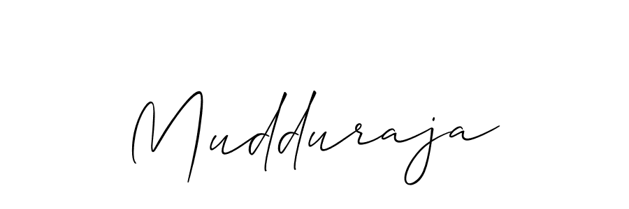 Also we have Mudduraja name is the best signature style. Create professional handwritten signature collection using Allison_Script autograph style. Mudduraja signature style 2 images and pictures png