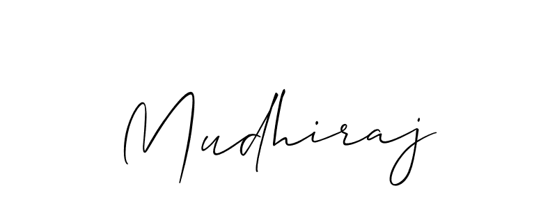 Similarly Allison_Script is the best handwritten signature design. Signature creator online .You can use it as an online autograph creator for name Mudhiraj. Mudhiraj signature style 2 images and pictures png