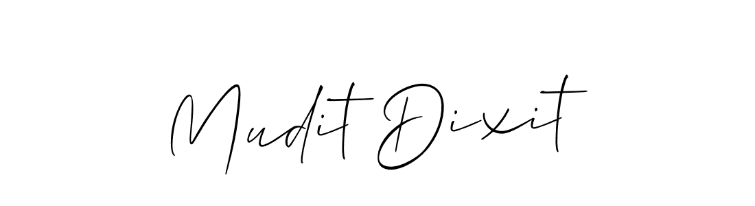 How to Draw Mudit Dixit signature style? Allison_Script is a latest design signature styles for name Mudit Dixit. Mudit Dixit signature style 2 images and pictures png