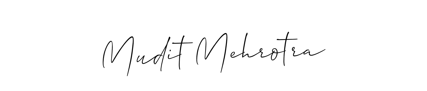 How to make Mudit Mehrotra signature? Allison_Script is a professional autograph style. Create handwritten signature for Mudit Mehrotra name. Mudit Mehrotra signature style 2 images and pictures png