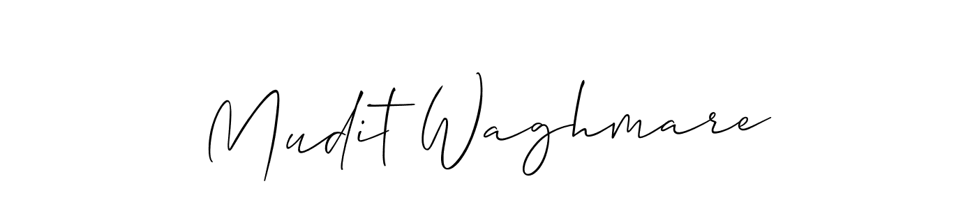 How to make Mudit Waghmare signature? Allison_Script is a professional autograph style. Create handwritten signature for Mudit Waghmare name. Mudit Waghmare signature style 2 images and pictures png