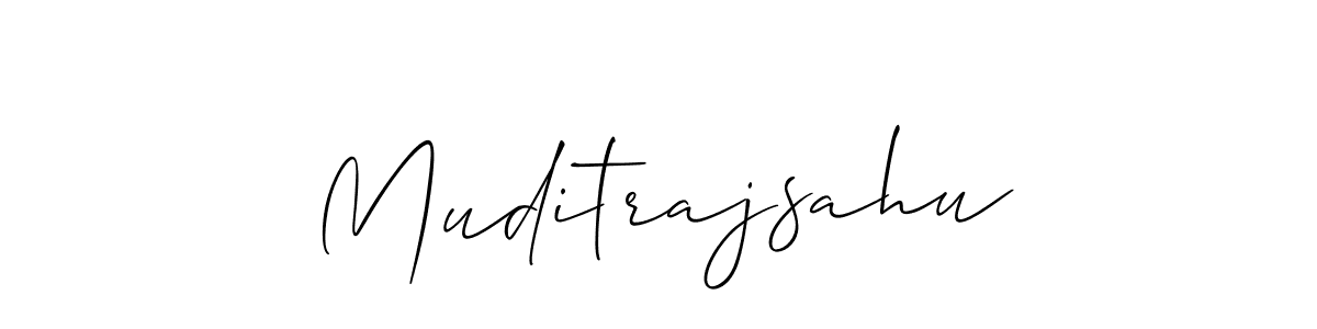 Muditrajsahu stylish signature style. Best Handwritten Sign (Allison_Script) for my name. Handwritten Signature Collection Ideas for my name Muditrajsahu. Muditrajsahu signature style 2 images and pictures png