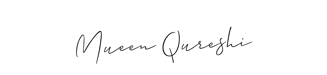 if you are searching for the best signature style for your name Mueen Qureshi. so please give up your signature search. here we have designed multiple signature styles  using Allison_Script. Mueen Qureshi signature style 2 images and pictures png