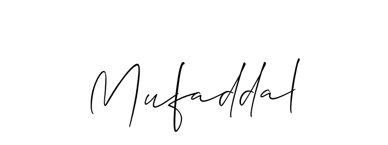 Mufaddal stylish signature style. Best Handwritten Sign (Allison_Script) for my name. Handwritten Signature Collection Ideas for my name Mufaddal. Mufaddal signature style 2 images and pictures png