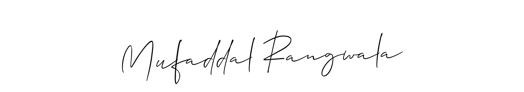 Allison_Script is a professional signature style that is perfect for those who want to add a touch of class to their signature. It is also a great choice for those who want to make their signature more unique. Get Mufaddal Rangwala name to fancy signature for free. Mufaddal Rangwala signature style 2 images and pictures png