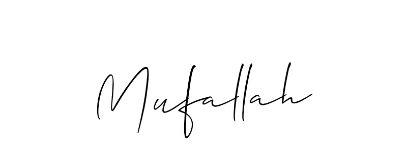 You should practise on your own different ways (Allison_Script) to write your name (Mufallah) in signature. don't let someone else do it for you. Mufallah signature style 2 images and pictures png
