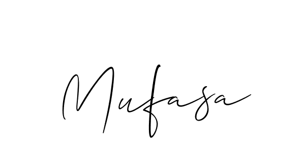 Design your own signature with our free online signature maker. With this signature software, you can create a handwritten (Allison_Script) signature for name Mufasa. Mufasa signature style 2 images and pictures png