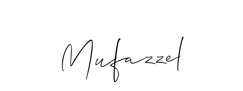 It looks lik you need a new signature style for name Mufazzel. Design unique handwritten (Allison_Script) signature with our free signature maker in just a few clicks. Mufazzel signature style 2 images and pictures png