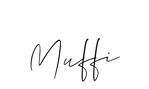 Muffi stylish signature style. Best Handwritten Sign (Allison_Script) for my name. Handwritten Signature Collection Ideas for my name Muffi. Muffi signature style 2 images and pictures png