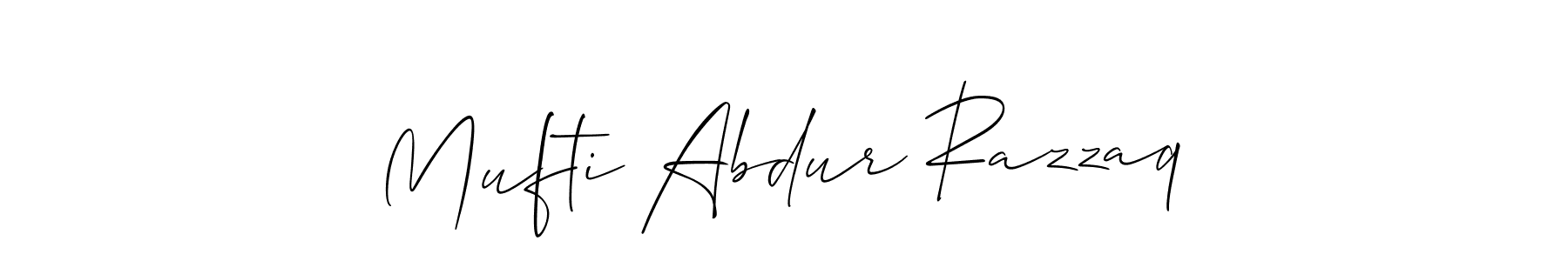 You can use this online signature creator to create a handwritten signature for the name Mufti Abdur Razzaq. This is the best online autograph maker. Mufti Abdur Razzaq signature style 2 images and pictures png