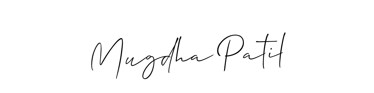 Best and Professional Signature Style for Mugdha Patil. Allison_Script Best Signature Style Collection. Mugdha Patil signature style 2 images and pictures png