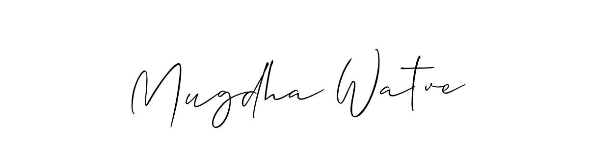 Here are the top 10 professional signature styles for the name Mugdha Watve. These are the best autograph styles you can use for your name. Mugdha Watve signature style 2 images and pictures png