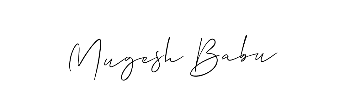 Make a beautiful signature design for name Mugesh Babu. Use this online signature maker to create a handwritten signature for free. Mugesh Babu signature style 2 images and pictures png