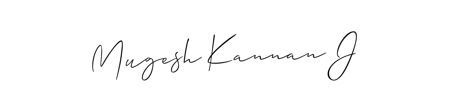 Make a beautiful signature design for name Mugesh Kannan J. Use this online signature maker to create a handwritten signature for free. Mugesh Kannan J signature style 2 images and pictures png