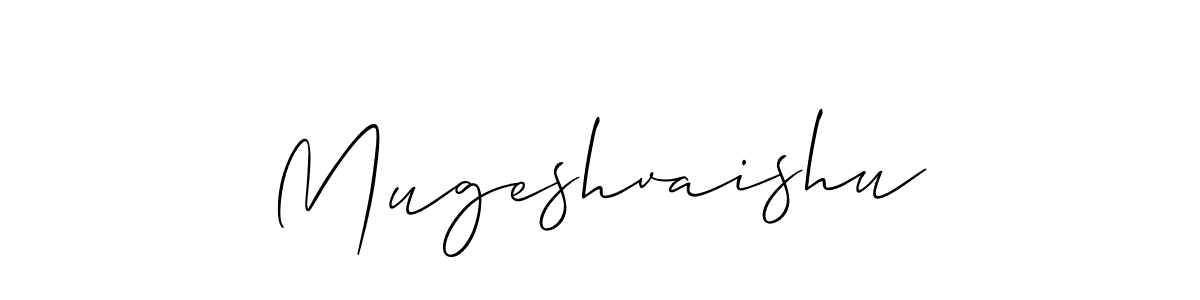 Best and Professional Signature Style for Mugeshvaishu. Allison_Script Best Signature Style Collection. Mugeshvaishu signature style 2 images and pictures png