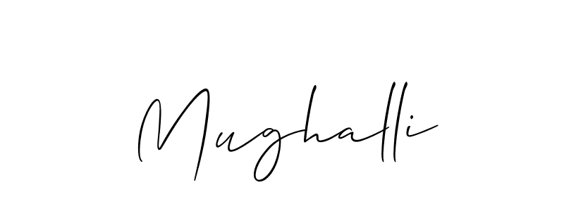 Make a short Mughalli signature style. Manage your documents anywhere anytime using Allison_Script. Create and add eSignatures, submit forms, share and send files easily. Mughalli signature style 2 images and pictures png