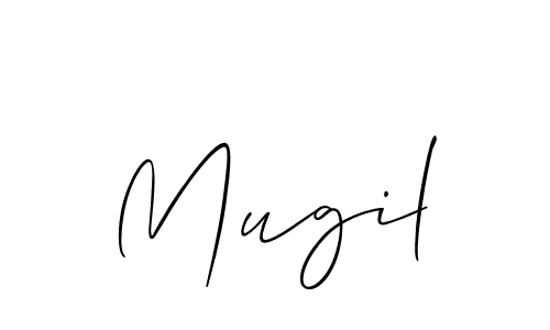 The best way (Allison_Script) to make a short signature is to pick only two or three words in your name. The name Mugil include a total of six letters. For converting this name. Mugil signature style 2 images and pictures png