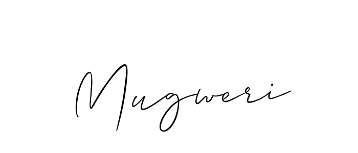 Also we have Mugweri name is the best signature style. Create professional handwritten signature collection using Allison_Script autograph style. Mugweri signature style 2 images and pictures png