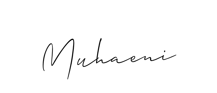 How to Draw Muhaeni signature style? Allison_Script is a latest design signature styles for name Muhaeni. Muhaeni signature style 2 images and pictures png