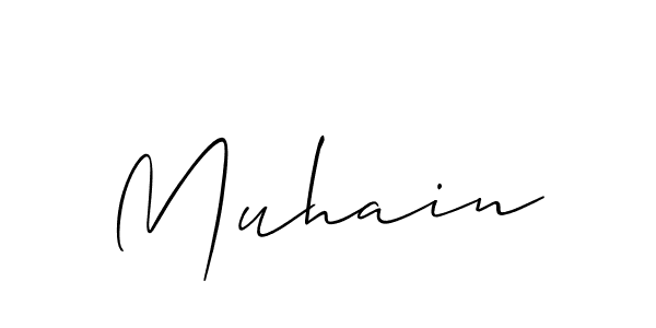 Make a beautiful signature design for name Muhain. Use this online signature maker to create a handwritten signature for free. Muhain signature style 2 images and pictures png