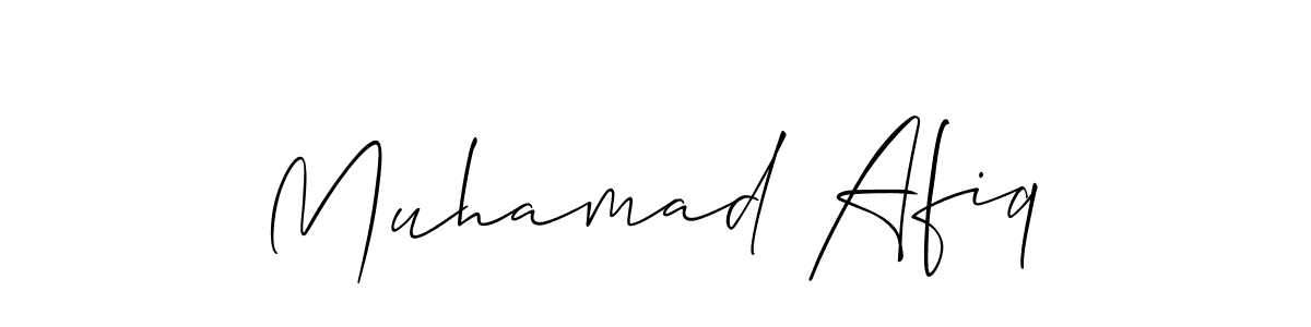 Make a beautiful signature design for name Muhamad Afiq. Use this online signature maker to create a handwritten signature for free. Muhamad Afiq signature style 2 images and pictures png