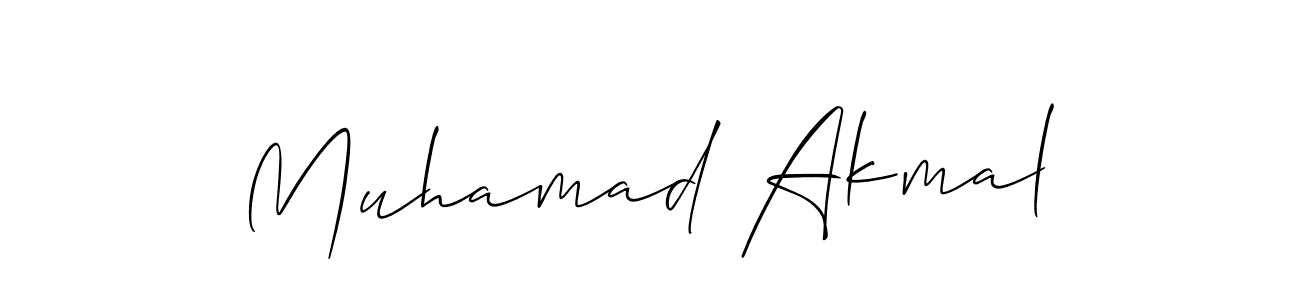 How to make Muhamad Akmal signature? Allison_Script is a professional autograph style. Create handwritten signature for Muhamad Akmal name. Muhamad Akmal signature style 2 images and pictures png