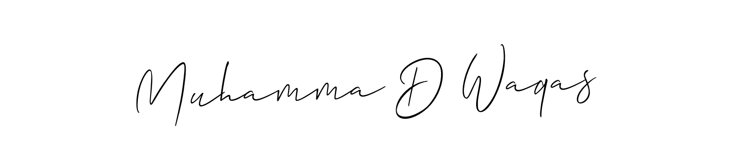 Once you've used our free online signature maker to create your best signature Allison_Script style, it's time to enjoy all of the benefits that Muhamma D Waqas name signing documents. Muhamma D Waqas signature style 2 images and pictures png