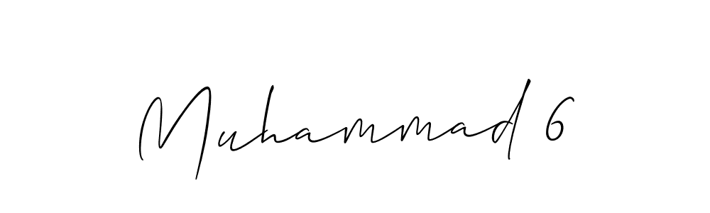 How to Draw Muhammad 6 signature style? Allison_Script is a latest design signature styles for name Muhammad 6. Muhammad 6 signature style 2 images and pictures png