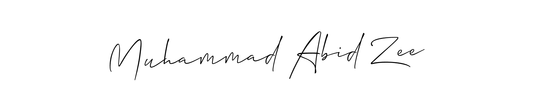 Best and Professional Signature Style for Muhammad Abid Zee. Allison_Script Best Signature Style Collection. Muhammad Abid Zee signature style 2 images and pictures png