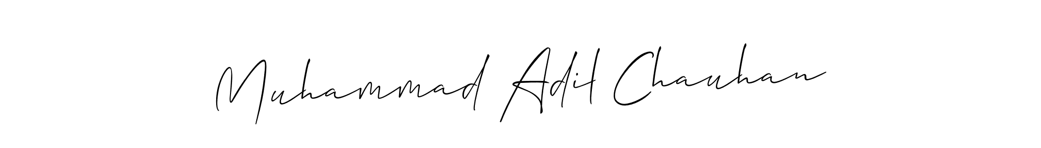 Also we have Muhammad Adil Chauhan name is the best signature style. Create professional handwritten signature collection using Allison_Script autograph style. Muhammad Adil Chauhan signature style 2 images and pictures png