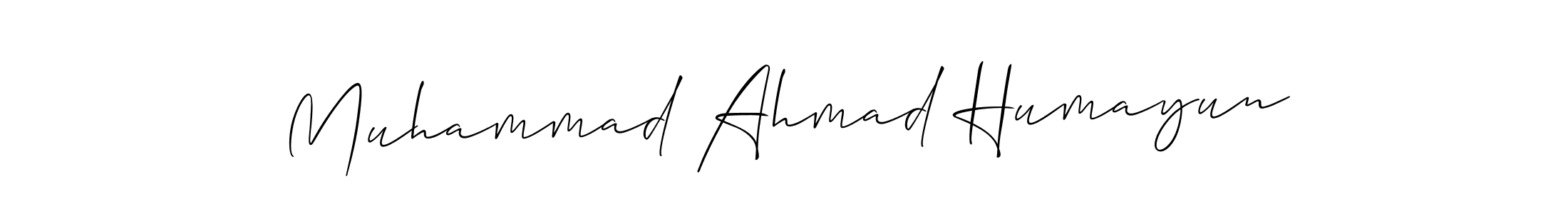 Similarly Allison_Script is the best handwritten signature design. Signature creator online .You can use it as an online autograph creator for name Muhammad Ahmad Humayun. Muhammad Ahmad Humayun signature style 2 images and pictures png