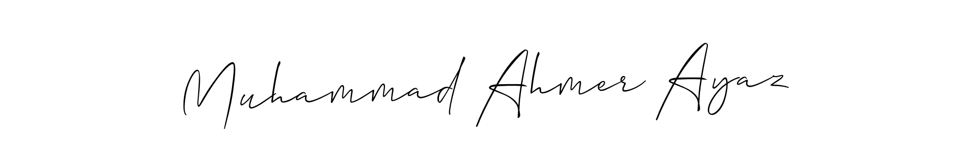 Once you've used our free online signature maker to create your best signature Allison_Script style, it's time to enjoy all of the benefits that Muhammad Ahmer Ayaz name signing documents. Muhammad Ahmer Ayaz signature style 2 images and pictures png